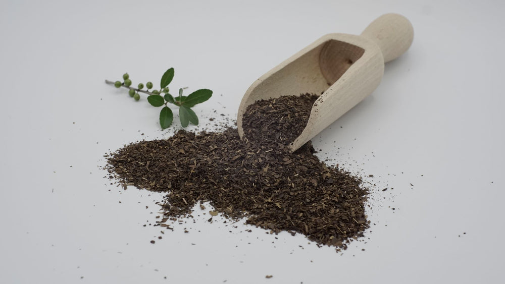 
            
                Load image into Gallery viewer, Loose leaf dark roast Yaupon tea
            
        