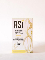Organic Yaupon Tea Ginger flavor