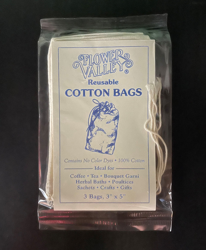 Reusable tea bags for loose leaf Yaupon tea