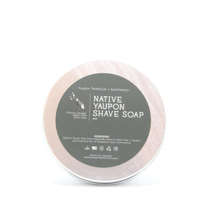 Native Yaupon Shave Soap 4oz - Yaupon Teahouse + Apothecary