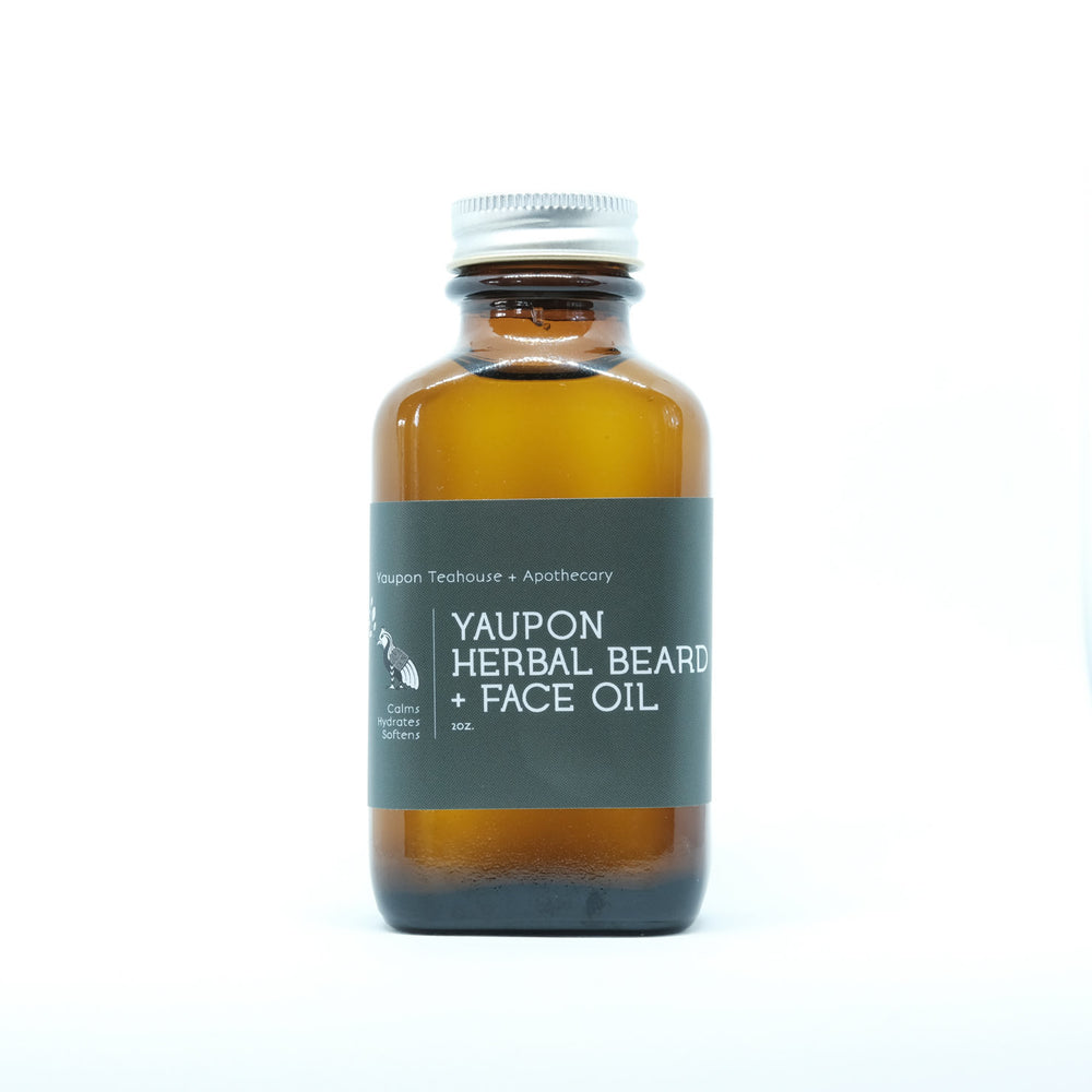 Yaupon Herbal Beard + Face Oil 2oz - Yaupon Teahouse + Apothecary